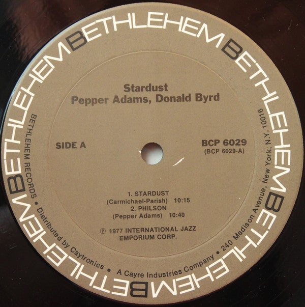 Stardust - The Bethlehem Years | Near Mint (NM) Very Good Plus (VG+) Get Cheap Vinyl