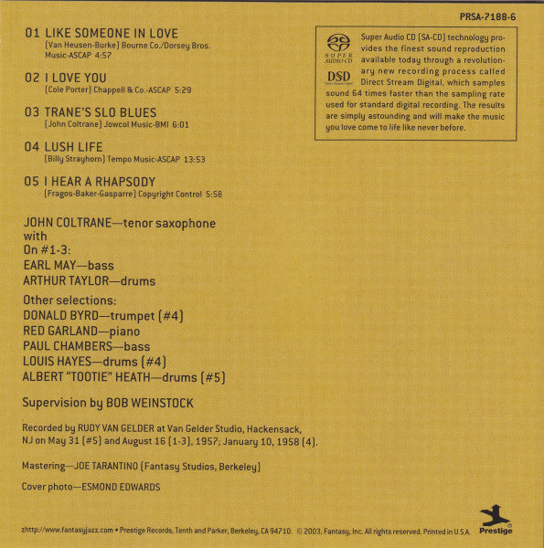 Lush Life (SACD) | Near Mint (NM or M-) Excellent (EX) Get Cheap Vinyl