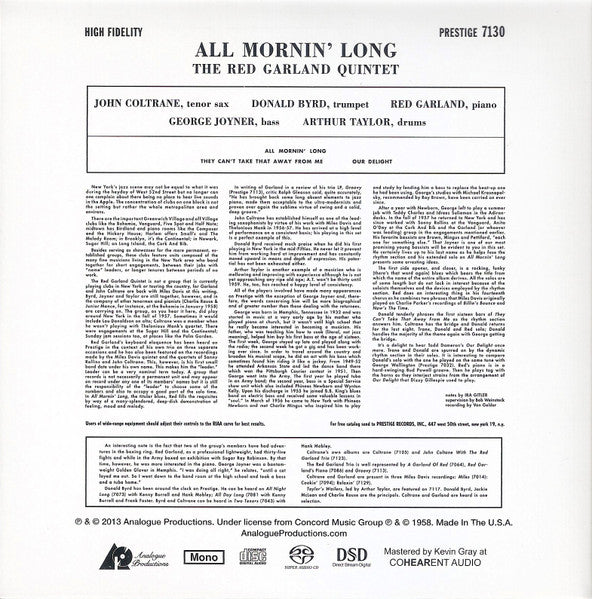 All Mornin' Long (SACD) | Near Mint (NM) Near Mint (NM) Get Cheap Vinyl