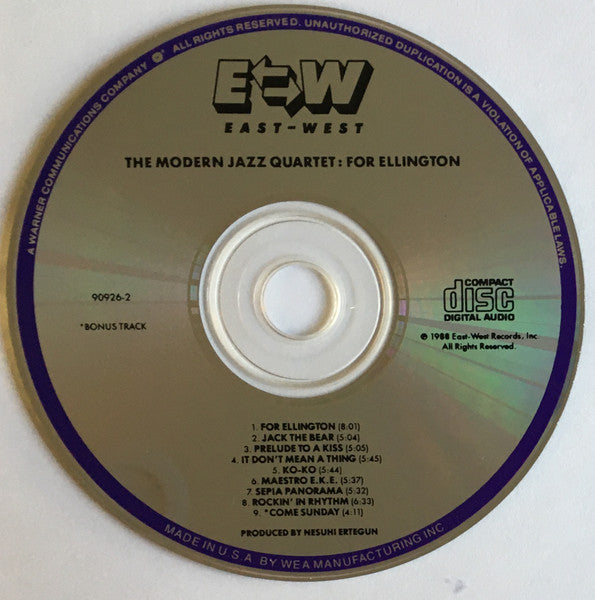 For Ellington (CD) | Near Mint (NM) Near Mint (NM) Get Cheap Vinyl