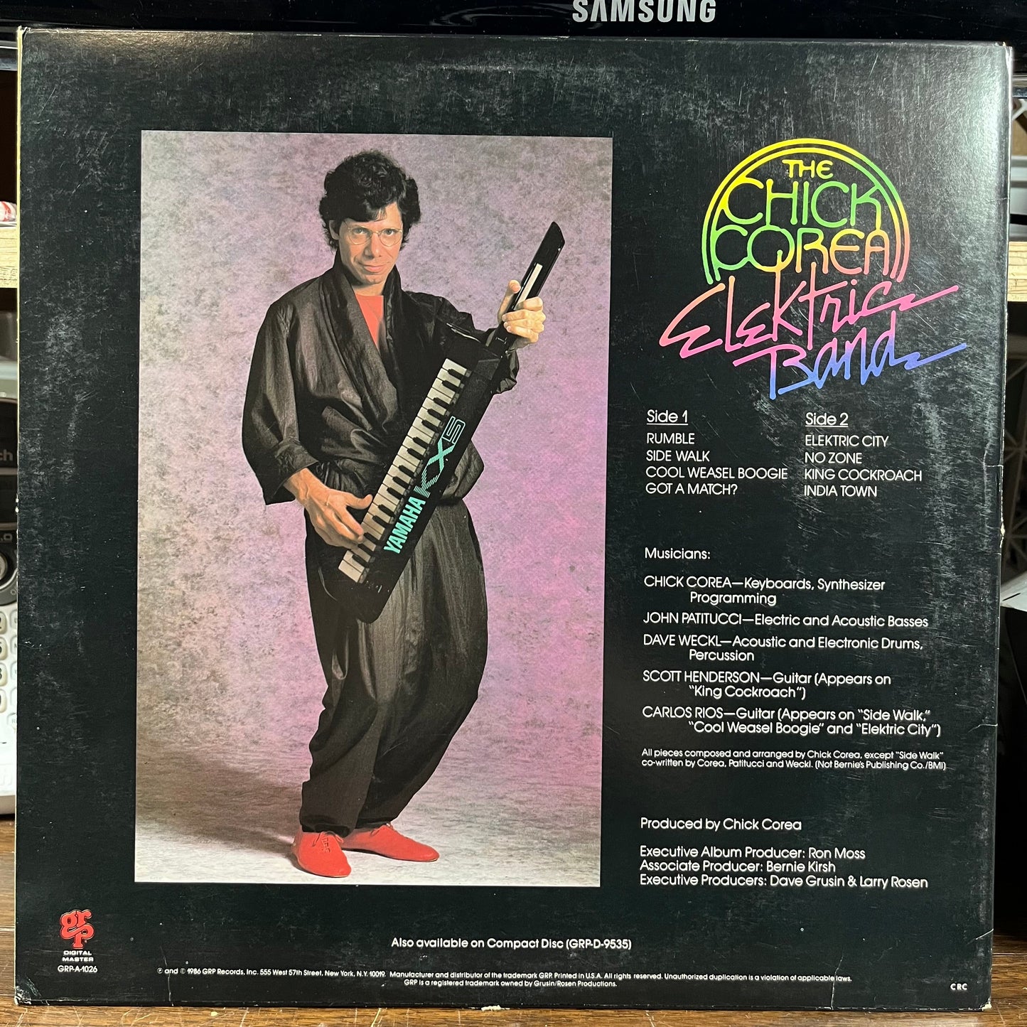 The Chick Corea Elektric Band (VINYL) | Near Mint (NM) Excellent+ (EX+) Get Cheap Vinyl