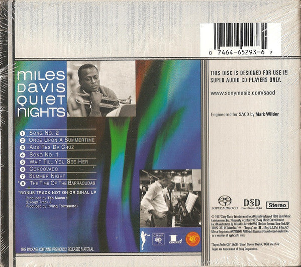 Quiet Nights (SACD) | Near Mint (NM) Near Mint (NM) Get Cheap Vinyl
