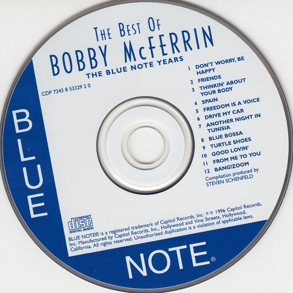 The Best Of Bobby McFerrin (CD) | Near Mint (NM) Near Mint (NM) Get Cheap Vinyl
