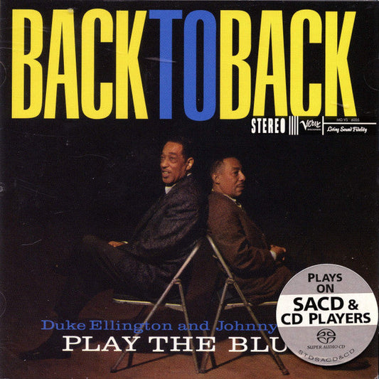 Back To Back (Duke Ellington And Johnny Hodges Play The Blues) (SACD) | Near Mint (NM) Near Mint (NM) Get Cheap Vinyl
