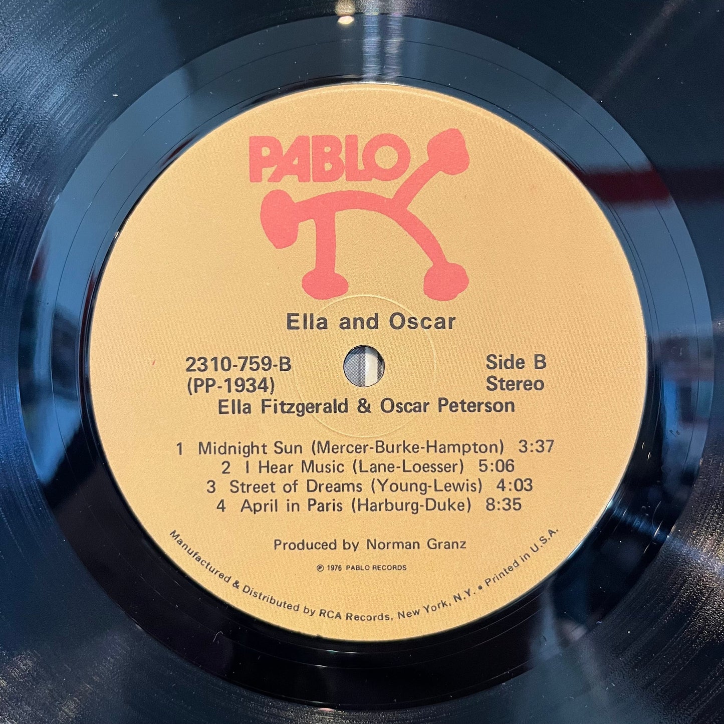 Ella And Oscar *INDIANAPOLIS* | Near Mint (NM) Near Mint (NM) Get Cheap Vinyl
