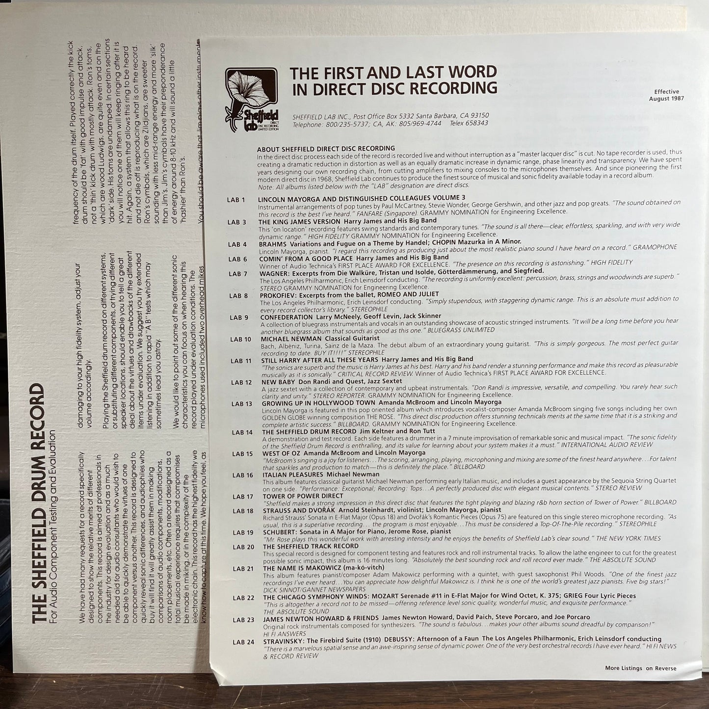 The Sheffield Drum Record (VINYL) | Near Mint (NM) Near Mint (NM) Get Cheap Vinyl