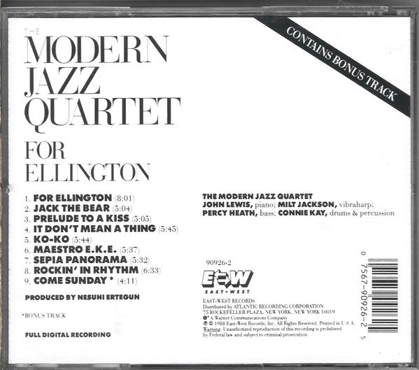 For Ellington (CD) | Near Mint (NM) Near Mint (NM) Get Cheap Vinyl
