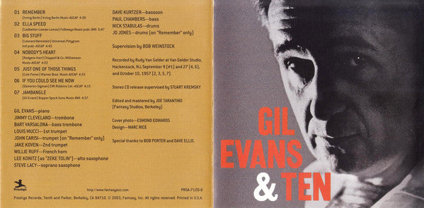 Gil Evans & Ten (SACD) | Near Mint (NM or M-) Near Mint (NM or M-) Get Cheap Vinyl