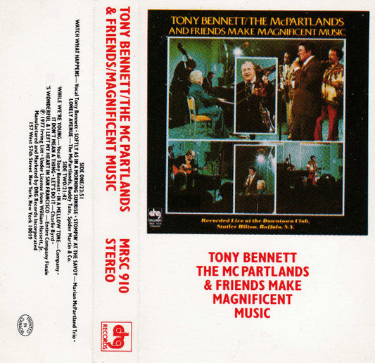 Tony Bennett/The McPartlands *CASSETTE* | Near Mint (NM) Near Mint (NM) Get Cheap Vinyl