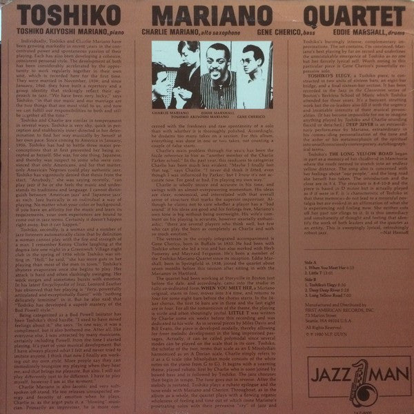 Toshiko Mariano Quartet | Near Mint (NM) Near Mint (NM) Get Cheap Vinyl