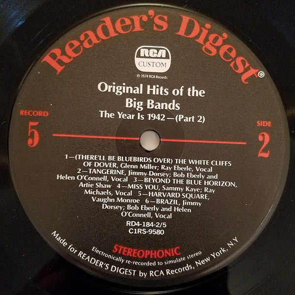 Original Hits Of The Big Bands *BOX* | Very Good Plus (VG+) Very Good Plus (VG+) Get Cheap Vinyl