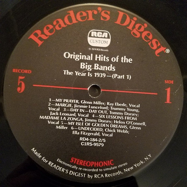 Original Hits Of The Big Bands *BOX* | Very Good Plus (VG+) Very Good Plus (VG+) Get Cheap Vinyl