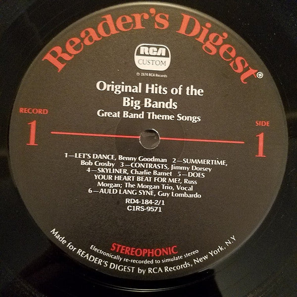 Original Hits Of The Big Bands *BOX* | Very Good Plus (VG+) Very Good Plus (VG+) Get Cheap Vinyl