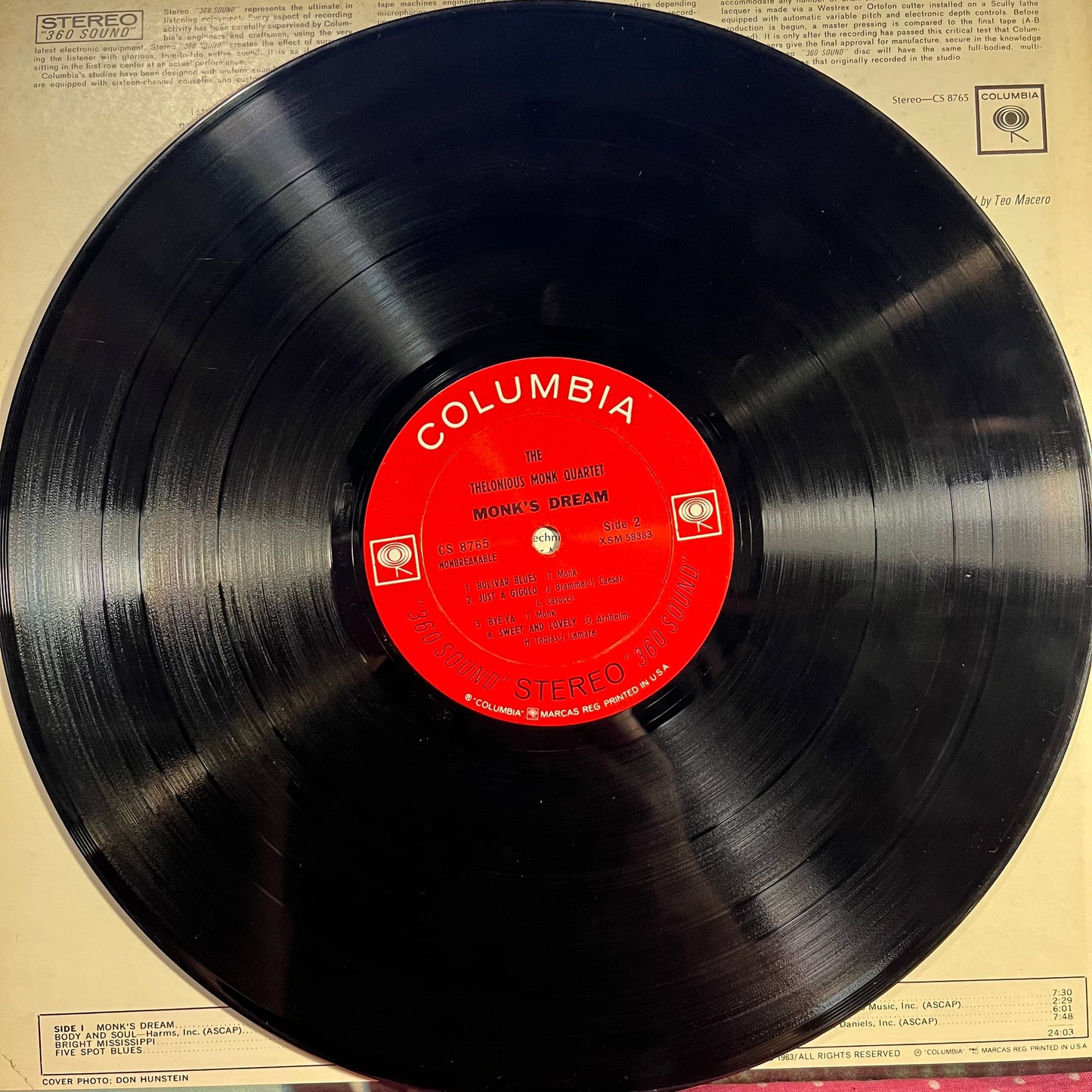 Monk's Dream *TERRE HAUTE* | Very Good Plus (VG+) Excellent (EX) Get Cheap Vinyl