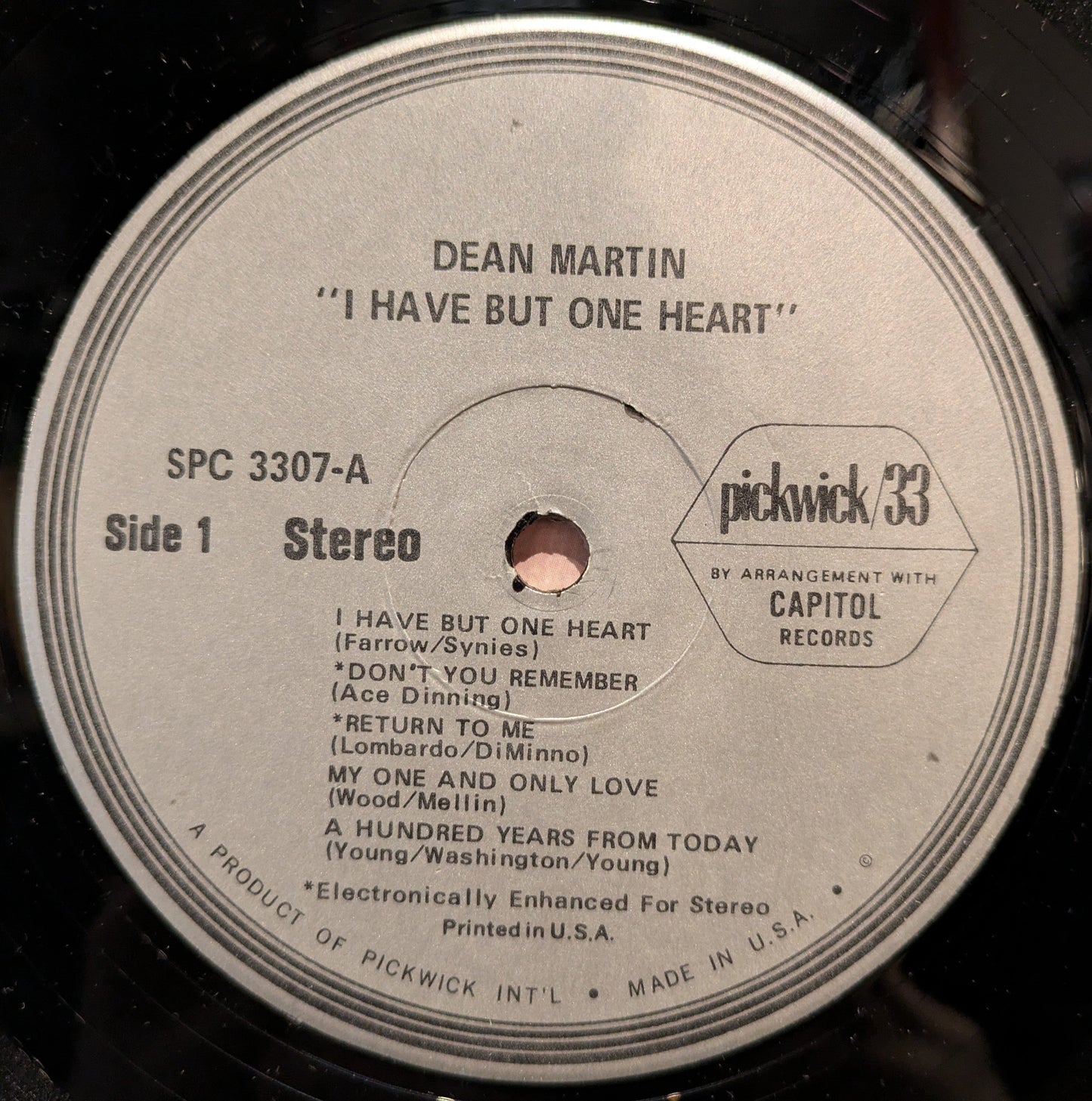 I Have But One Heart | Very Good Plus (VG+) Excellent (EX) Get Cheap Vinyl