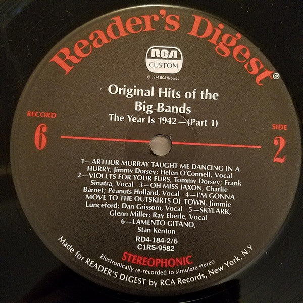 Original Hits Of The Big Bands *BOX* | Very Good Plus (VG+) Very Good Plus (VG+) Get Cheap Vinyl