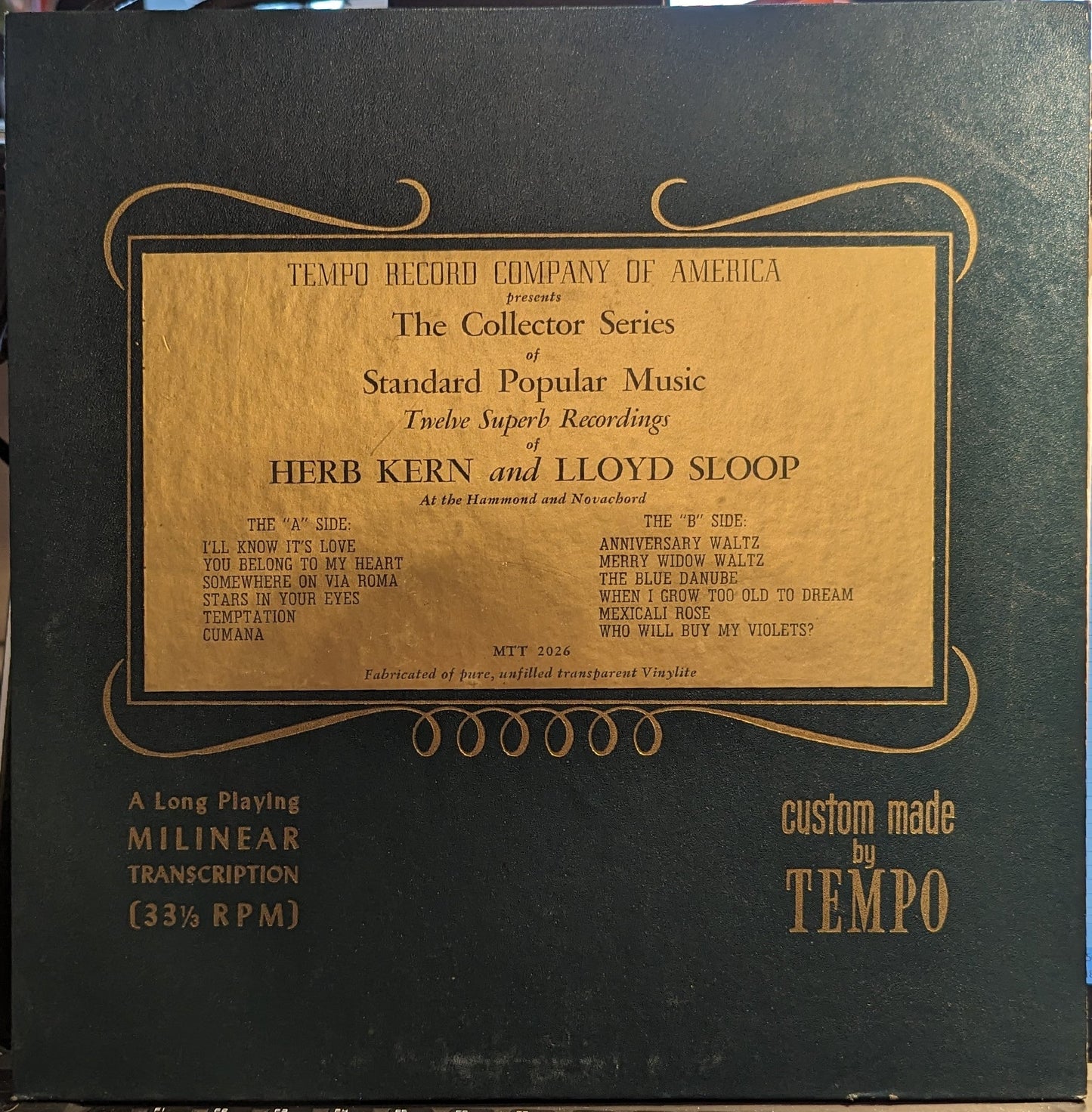 The Collector Series Of Standard Popular Music *RED* | Very Good (VG) Excellent (EX) Get Cheap Vinyl