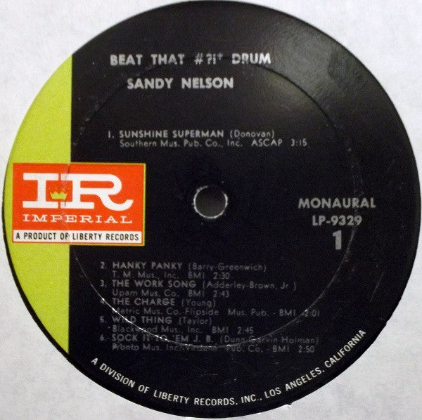 Beat That #?!* Drum | Very Good (VG) Good Plus (G+) Get Cheap Vinyl