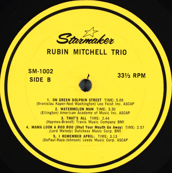 The Golden Hands Of Rubin Mitchell | Very Good Plus (VG+) Near Mint (NM) Get Cheap Vinyl