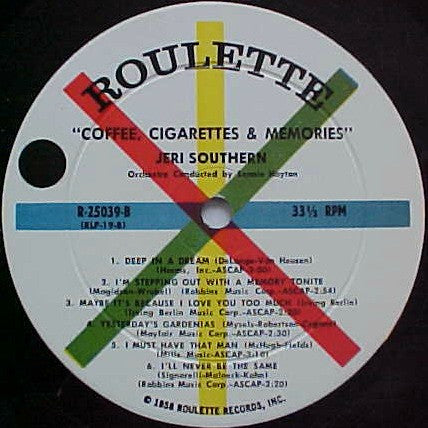 Coffee, Cigarettes & Memories | Very Good (VG) Very Good (VG) Get Cheap Vinyl