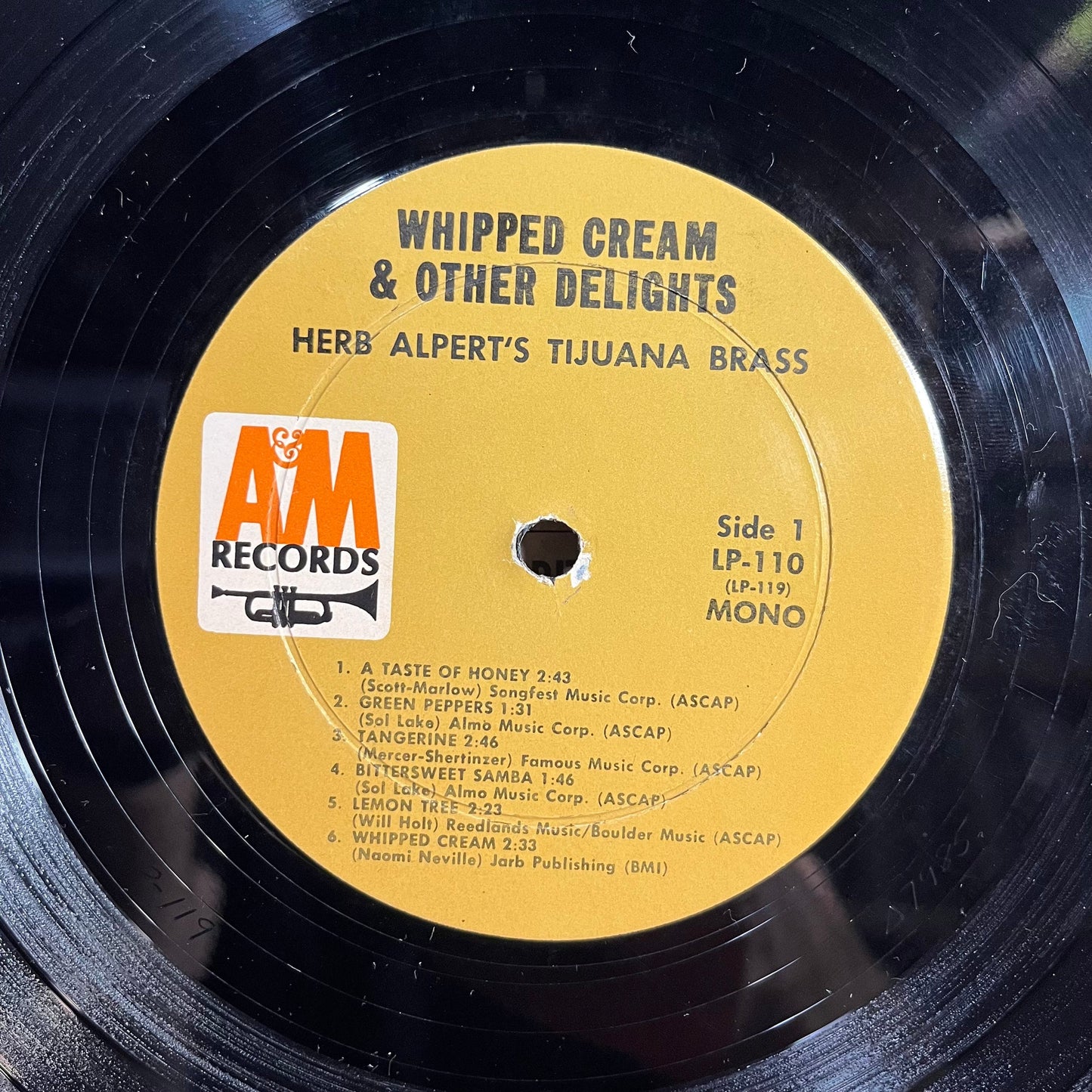 Whipped Cream & Other Delights *MONARCH/MONO* | Very Good (VG) Very Good (VG) Get Cheap Vinyl