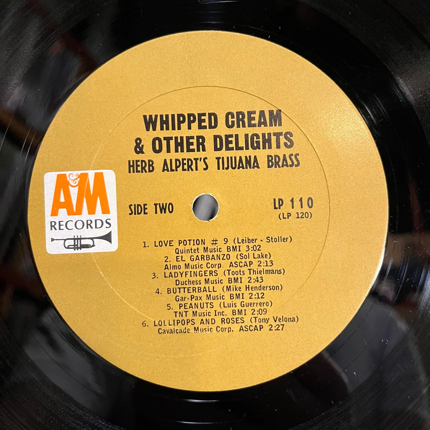 Whipped Cream & Other Delights *MONO* | Very Good (VG) Very Good (VG) Get Cheap Vinyl