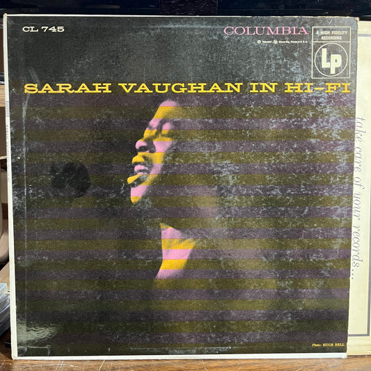 Sarah Vaughan In Hi-Fi (VINYL) | Very Good (VG) Excellent (EX) Get Cheap Vinyl