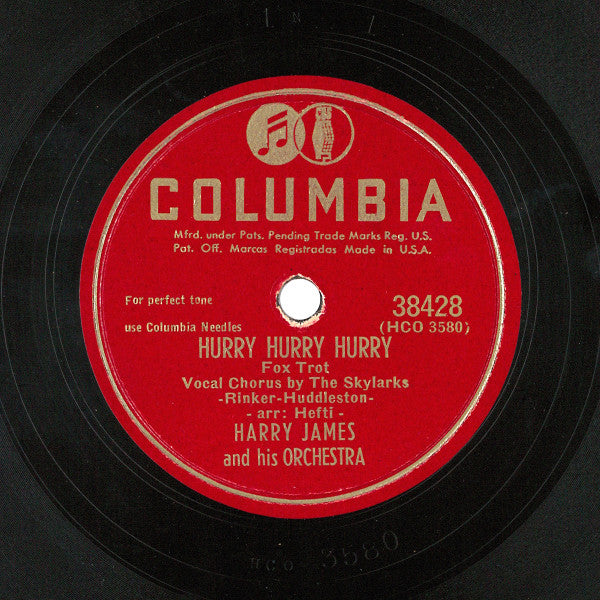 Hurry Hurry Hurry / Don't Cry, Cry Baby *78 RPM* | Very Good (VG) Generic Get Cheap Vinyl