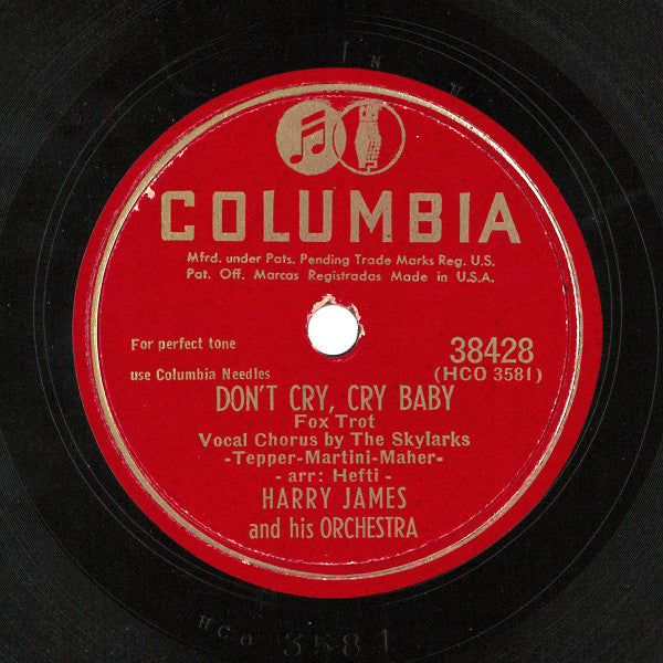 Hurry Hurry Hurry / Don't Cry, Cry Baby *78 RPM* | Very Good (VG) Generic Get Cheap Vinyl