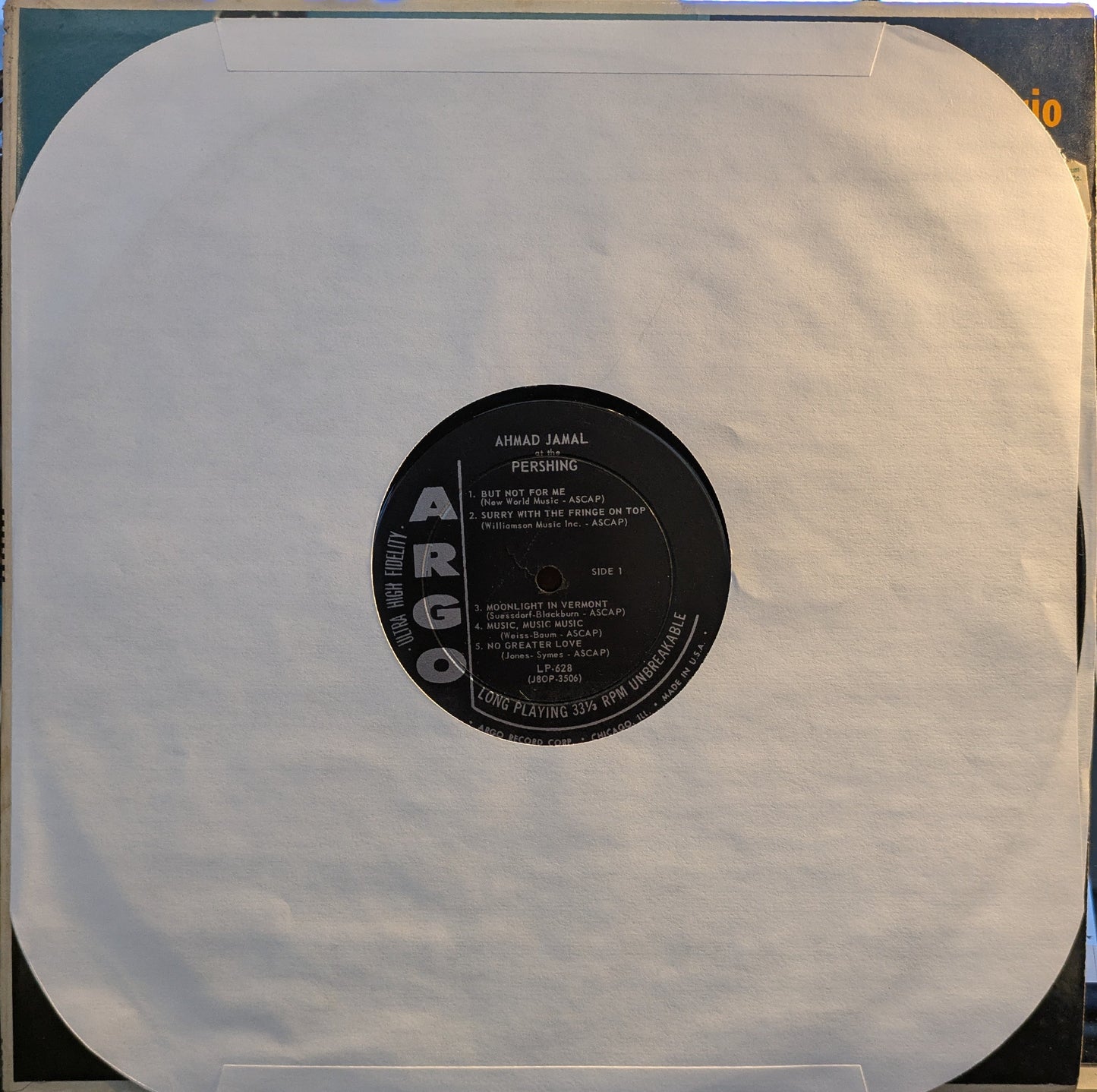 Ahmad Jamal Trio At The Pershing (But Not For Me) (VINYL) | Very Good (VG) Very Good Plus (VG+) Get Cheap Vinyl