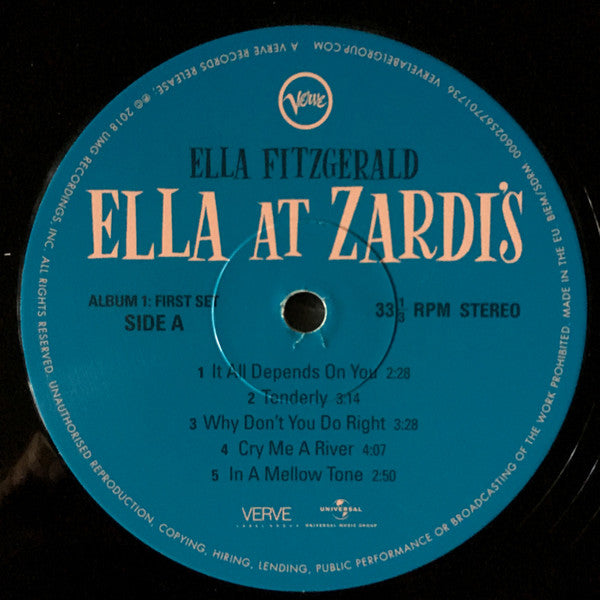 Ella At Zardi's | Mint (M) Mint (M) Get Cheap Vinyl