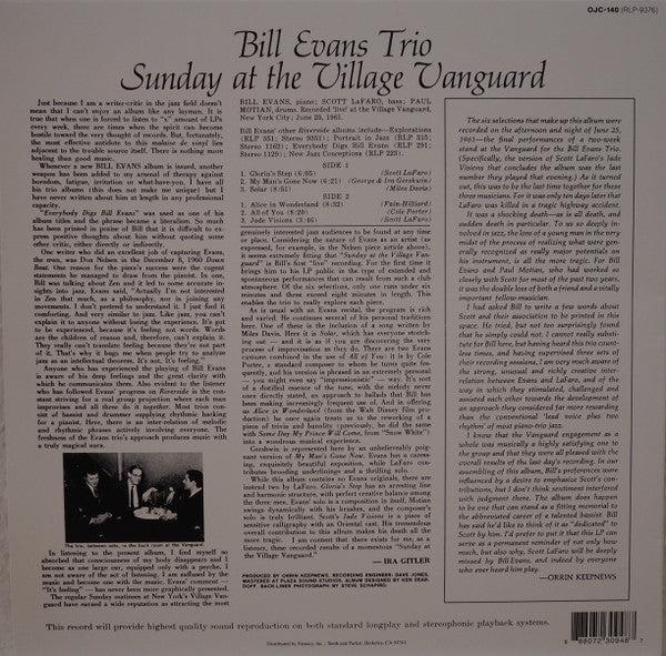 Sunday At The Village Vanguard | Mint (M) Mint (M) Get Cheap Vinyl