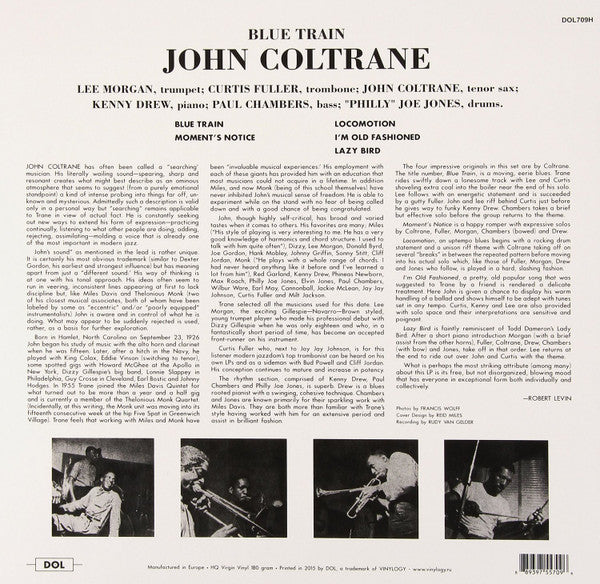 John Coltrane Blue Train LP Mint (M) Mint (M) Get Cheap Vinyl