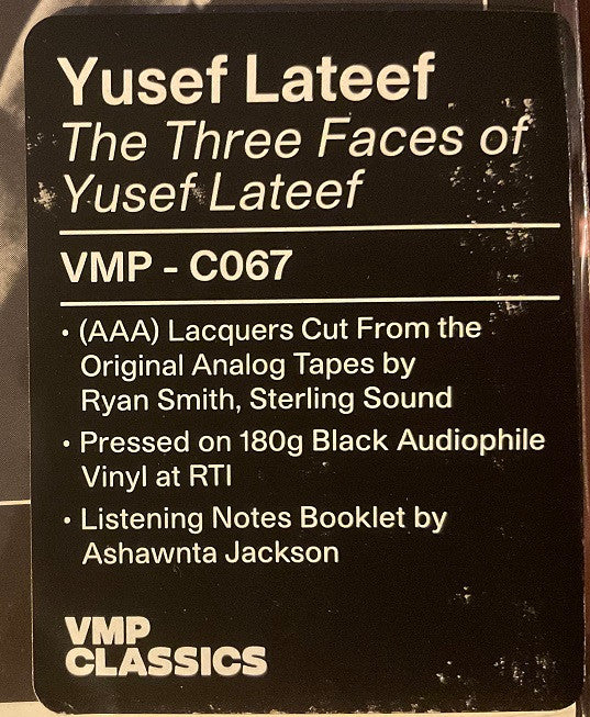The Three Faces of Yusef Lateef | Mint (M) Mint (M) Get Cheap Vinyl