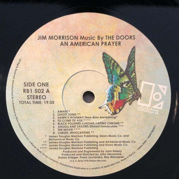 An American Prayer - Music By The Doors | Mint (M) Mint (M) Get Cheap Vinyl