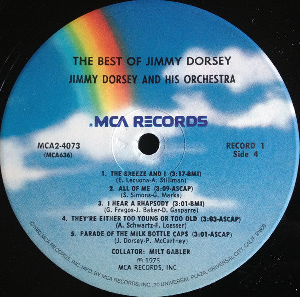 The Best Of Jimmy Dorsey | Near Mint (NM) Very Good Plus (VG+) Get Cheap Vinyl