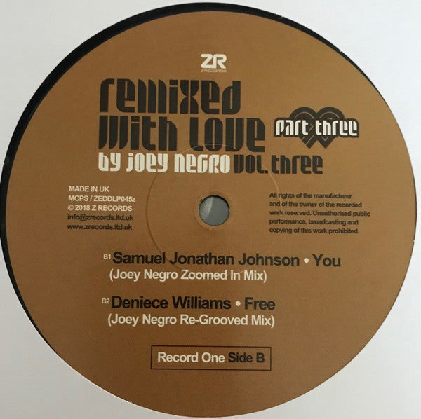 Remixed With Love By Joey Negro (Vol. Three) (Part Three) | Mint (M) Mint (M) Get Cheap Vinyl