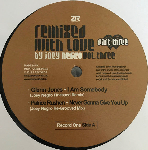 Remixed With Love By Joey Negro (Vol. Three) (Part Three) | Mint (M) Mint (M) Get Cheap Vinyl
