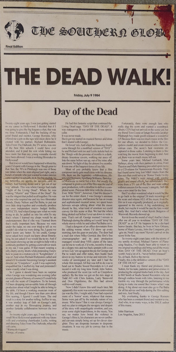 George A. Romero's Day Of The Dead | Mint (M) Mint (M) Get Cheap Vinyl