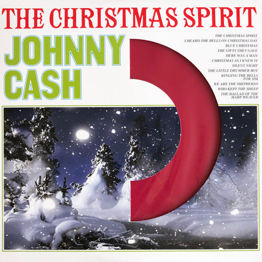 Johnny Cash The Christmas Spirit DOL LP, Album, RE, Red Mint (M) Mint (M) Get Cheap Vinyl