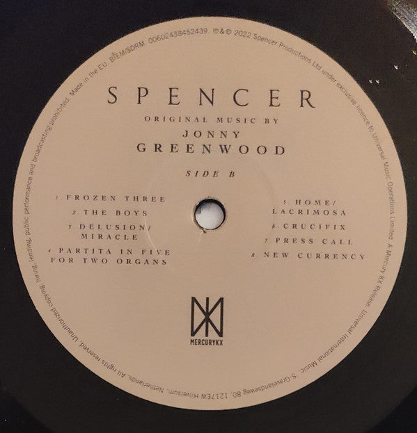 Spencer (Original Motion Picture Soundtrack) | Mint (M) Mint (M) Get Cheap Vinyl
