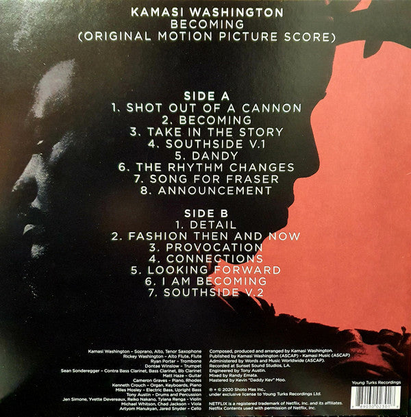 Kamasi Washington Becoming (Music From The Netflix Original Documentary) Young Turks LP Mint (M) Mint (M) Get Cheap Vinyl