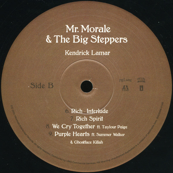 Mr. Morale & The Big Steppers (VINYL) | Mint (M) Mint (M) Get Cheap Vinyl