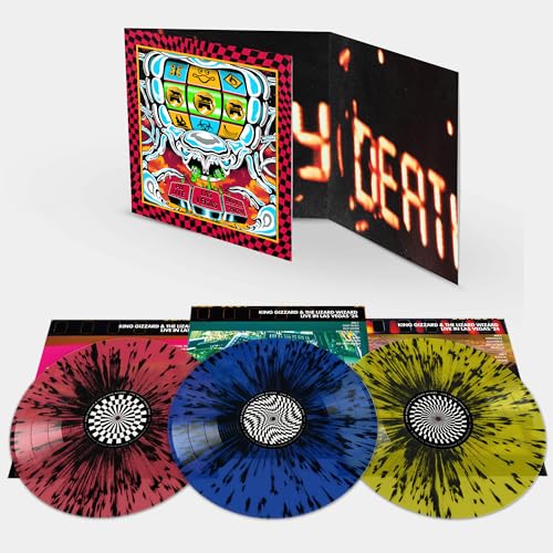 King Gizzard Live In Las Vegas '24 *PRE-ORDER 7/25/25* (Triple Gatefold) (3x Splatter Vinyl) | Mint (M) Mint (M) Get Cheap Vinyl
