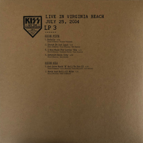 Off The Soundboard Live In Virginia Beach July 25, 2004 | Mint (M) Mint (M) Get Cheap Vinyl