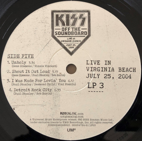 Off The Soundboard Live In Virginia Beach July 25, 2004 | Mint (M) Mint (M) Get Cheap Vinyl