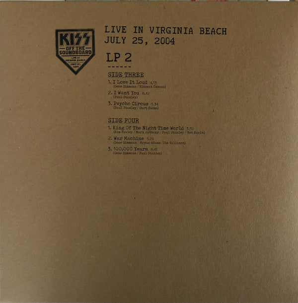 Off The Soundboard Live In Virginia Beach July 25, 2004 | Mint (M) Mint (M) Get Cheap Vinyl