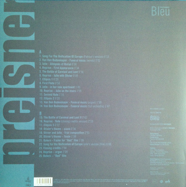 Trois Couleurs Bleu (Bande Originale Du Film) | Mint (M) Mint (M) Get Cheap Vinyl