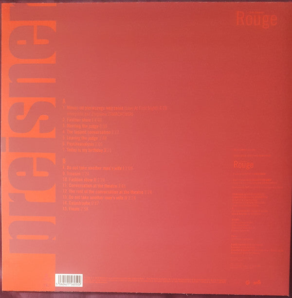 Trois Couleurs Rouge (Bande Originale Du Film) | Mint (M) Mint (M) Get Cheap Vinyl