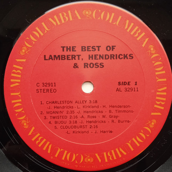 The Best Of Lambert, Hendricks & Ross | Near Mint (NM) Very Good Plus (VG+) Get Cheap Vinyl